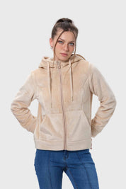 Polar Mujer Entallado Beige