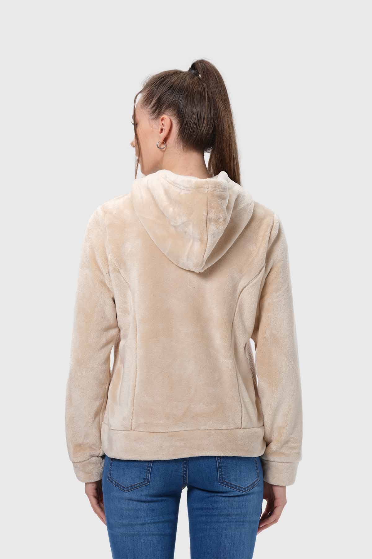 Polar Mujer Entallado Beige