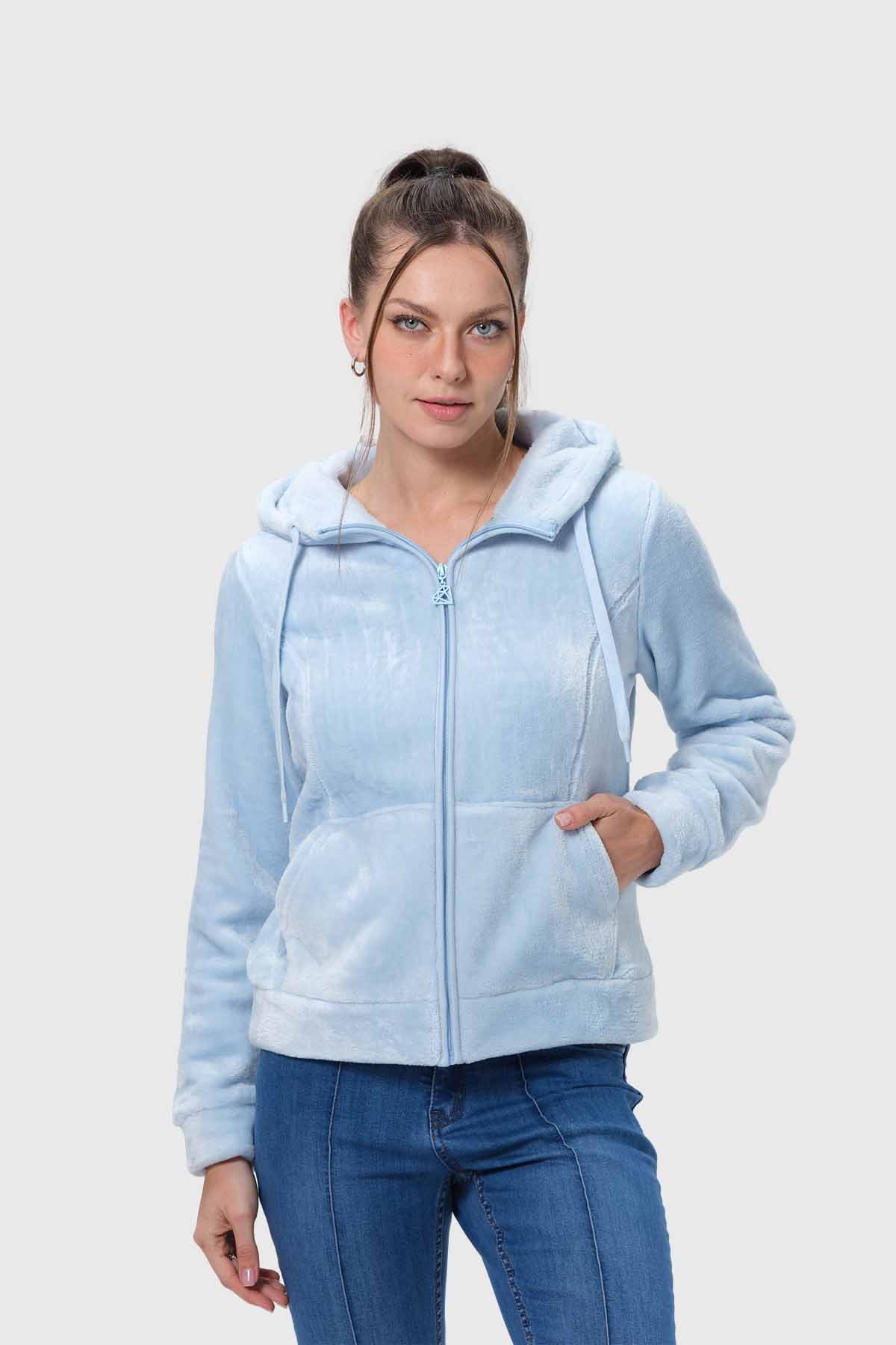 Polar Mujer Entallado Celeste