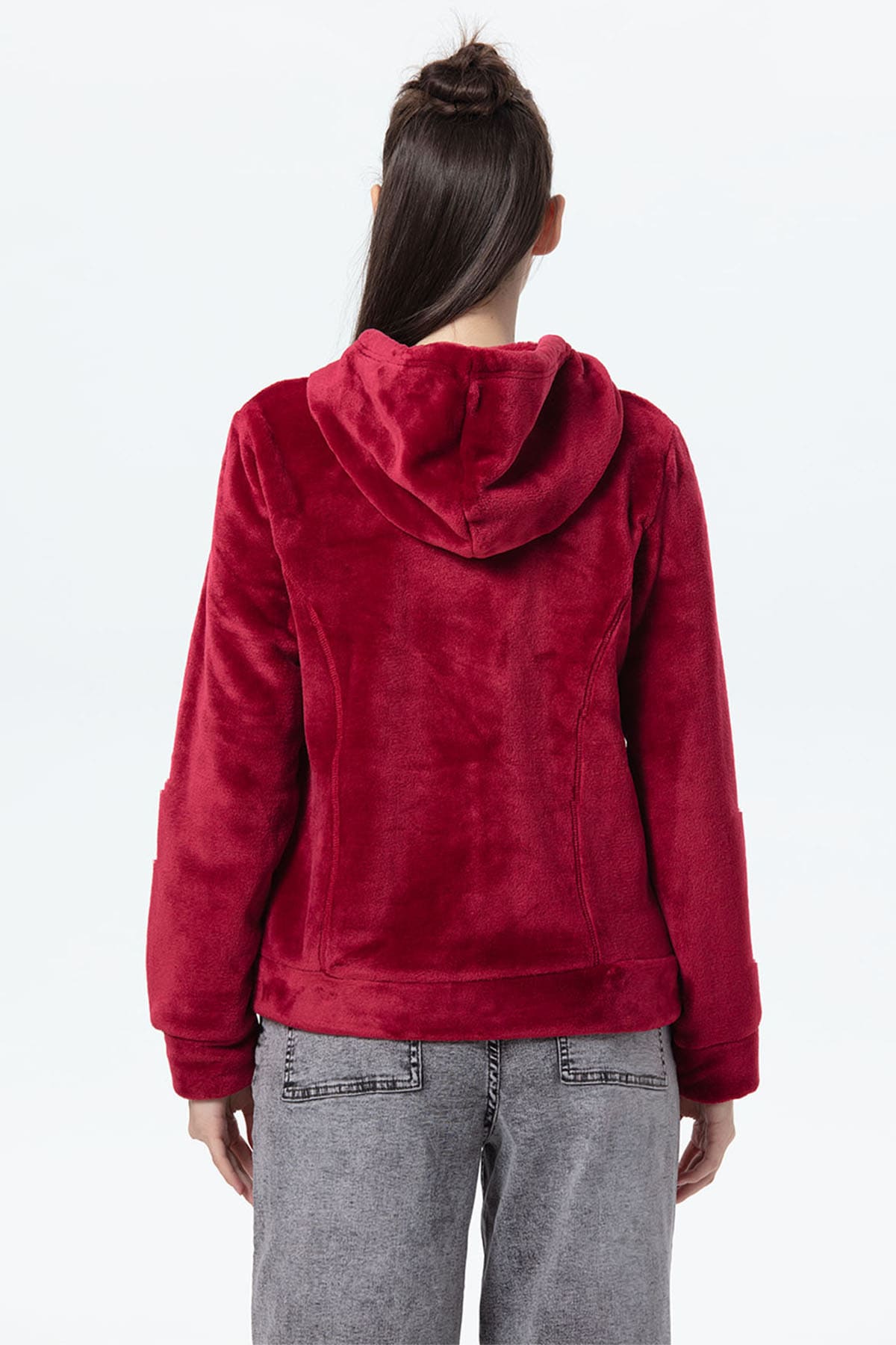 Polar Mujer Entallado Burdeo