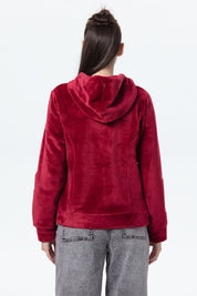 Polar Mujer Entallado Burdeo