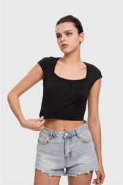 Polera Mujer Cruzada Espalda Negro