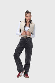 Parka Mujer Reversible Nude Nude / M