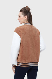 Chaqueta Mujer Bomber Camel