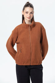 Polar Mujer Corderito Café