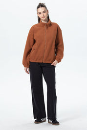 Polar Mujer Corderito Café