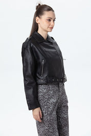 Chaqueta Mujer Biker Negro