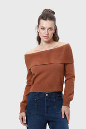 Sweater Mujer Bardot Café