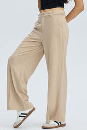 Pantalón Mujer Sastrero Beige Beige / 36