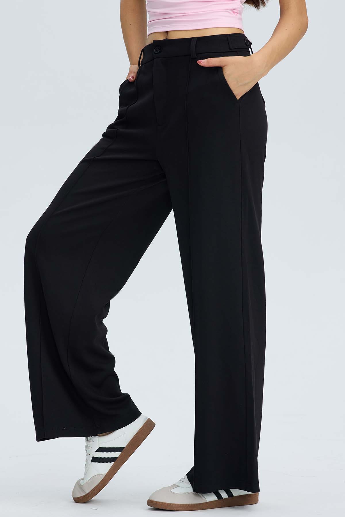 Pantalón Mujer Sastrero Negro Negro / 36
