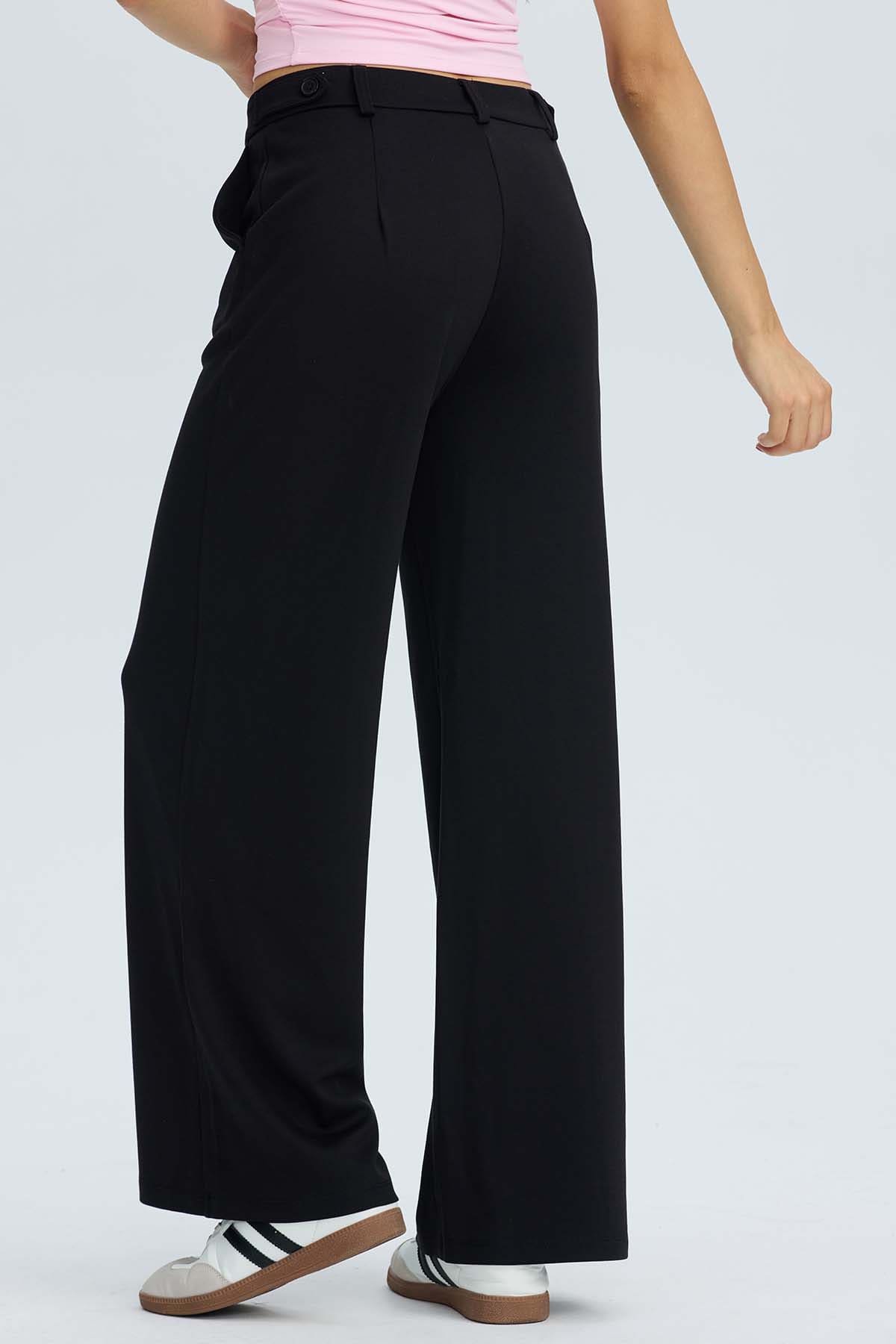 Pantalón Mujer Sastrero Negro Negro / 36