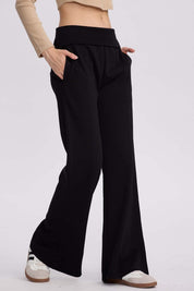 Pantalón Buzo Mujer Pretina Negro