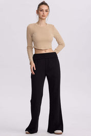 Pantalón Buzo Mujer Pretina Negro