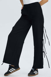 Pantalón Mujer Lacitos Negro Negro / 44