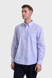 Camisa Hombre Fantasía Celeste