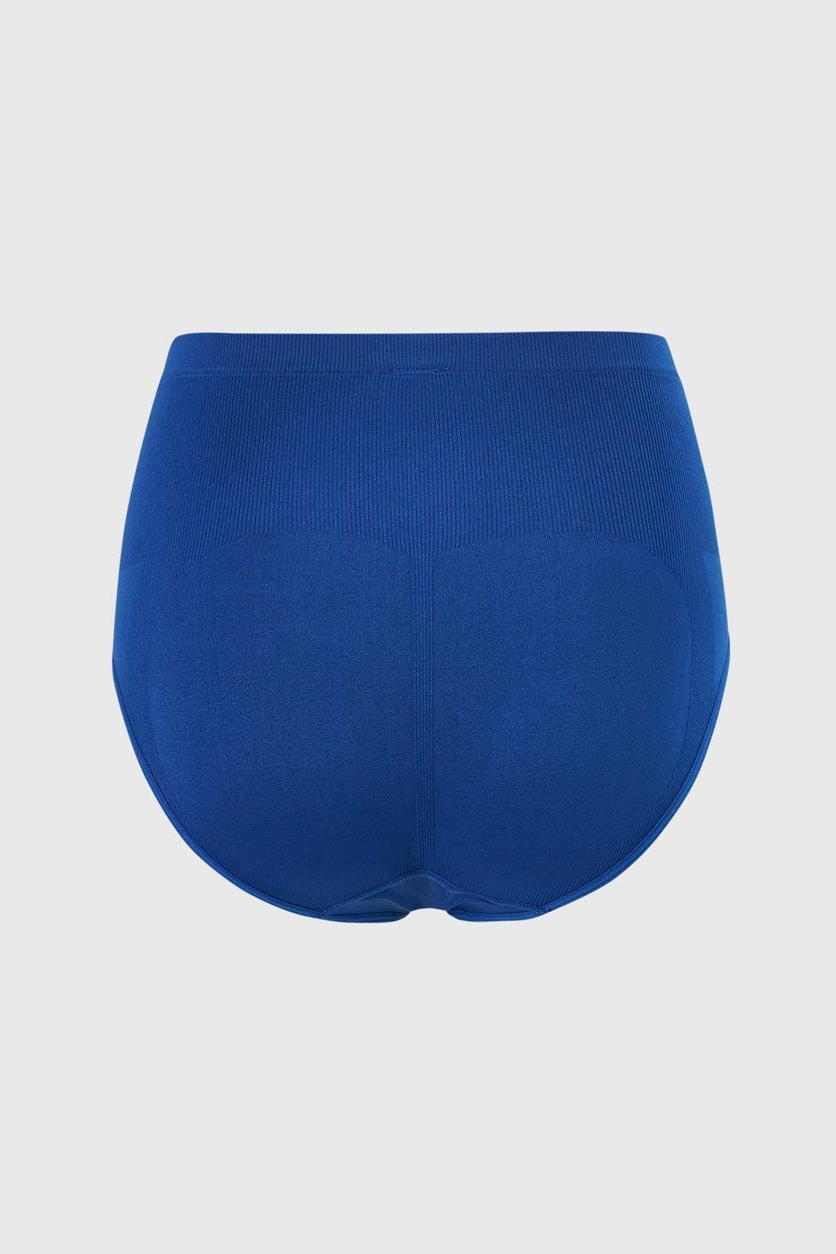 Calzón Mujer Tiro Alto Azul