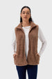 Polar Mujer Peludo Con Textura Chocolate