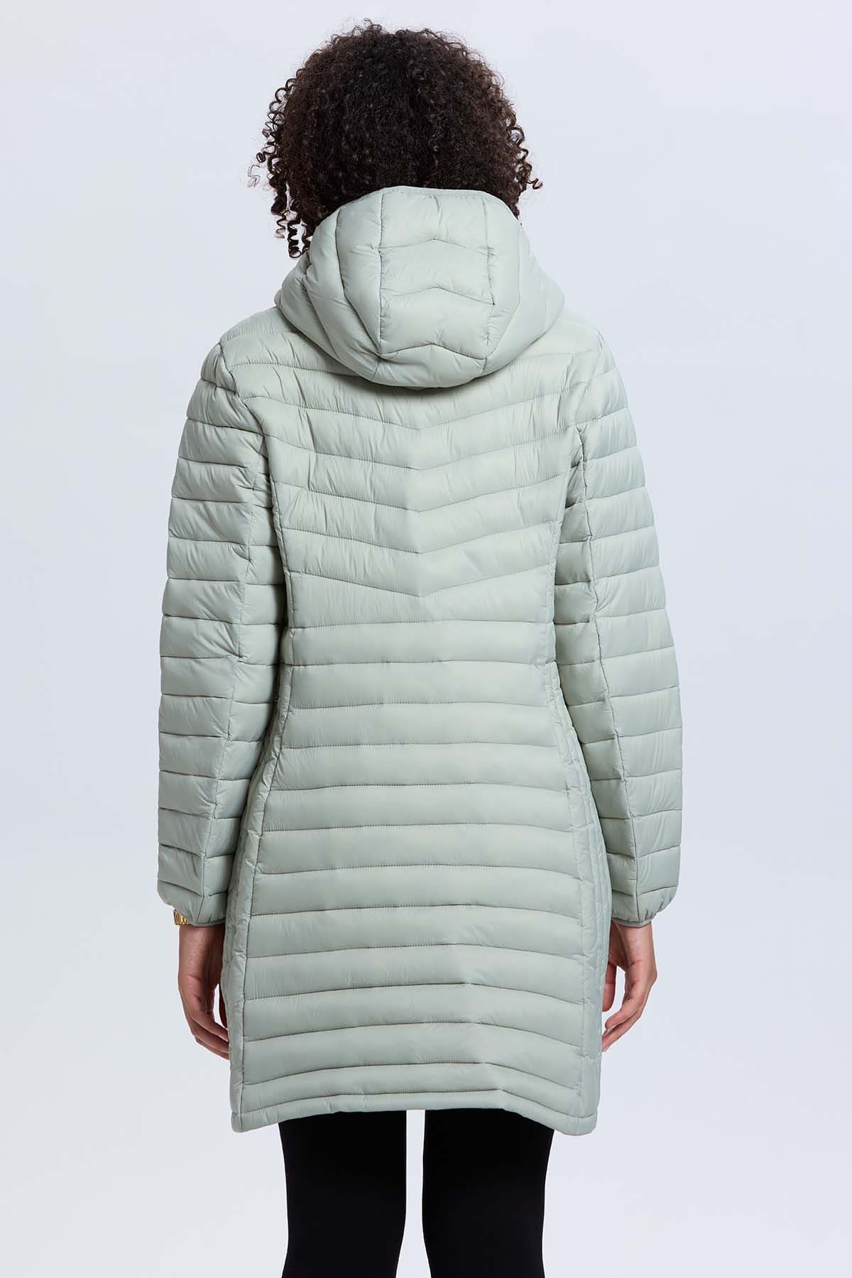 Parka Mujer Modelo Largo Verde