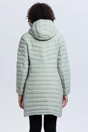 Parka Mujer Modelo Largo Verde