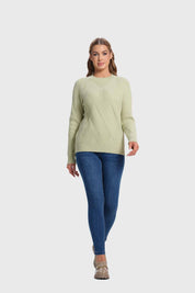 Sweater Mujer Textura Verde