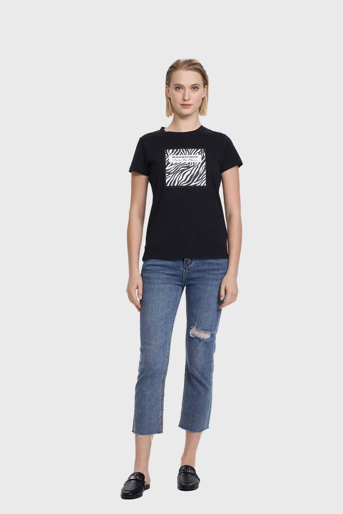 Polera Mujer Negro Negro / XXL