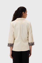 Blazer Mujer Puños Animal Arena
