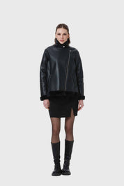 Chaqueta Mujer Aviador Negro
