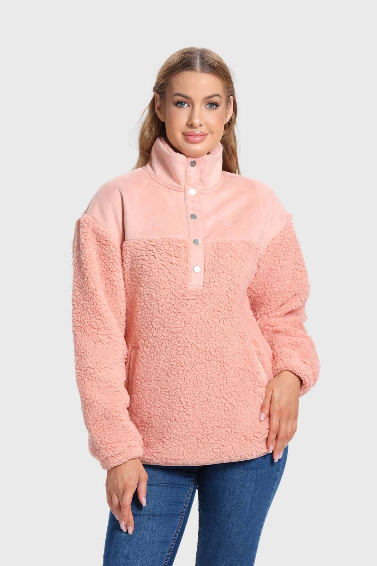 Polar Mujer Corderito Rosado