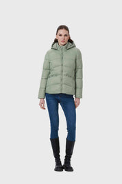 Parka Mujer Puffa Corta Verde