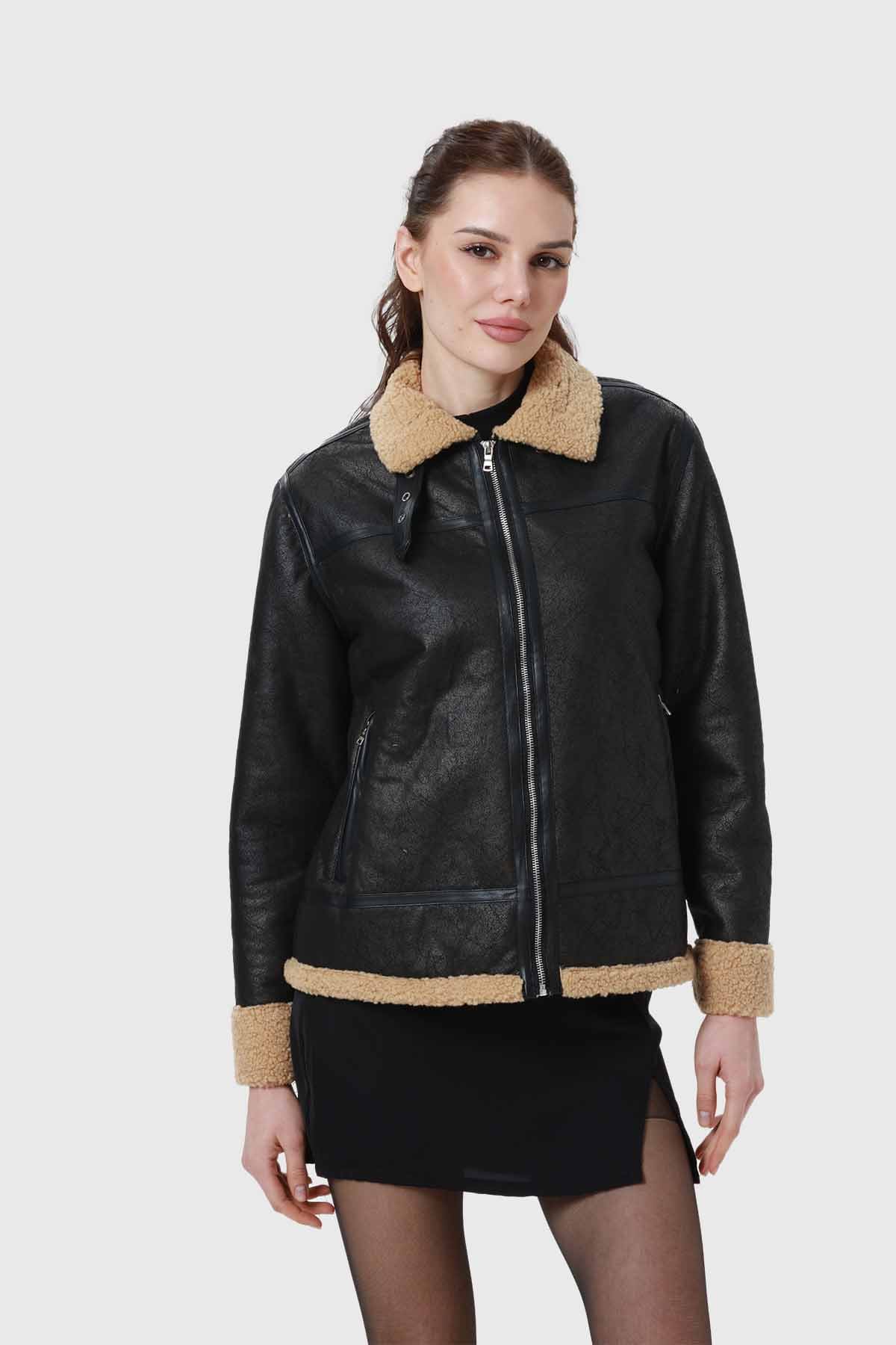 Chaqueta Mujer Bonded Negro