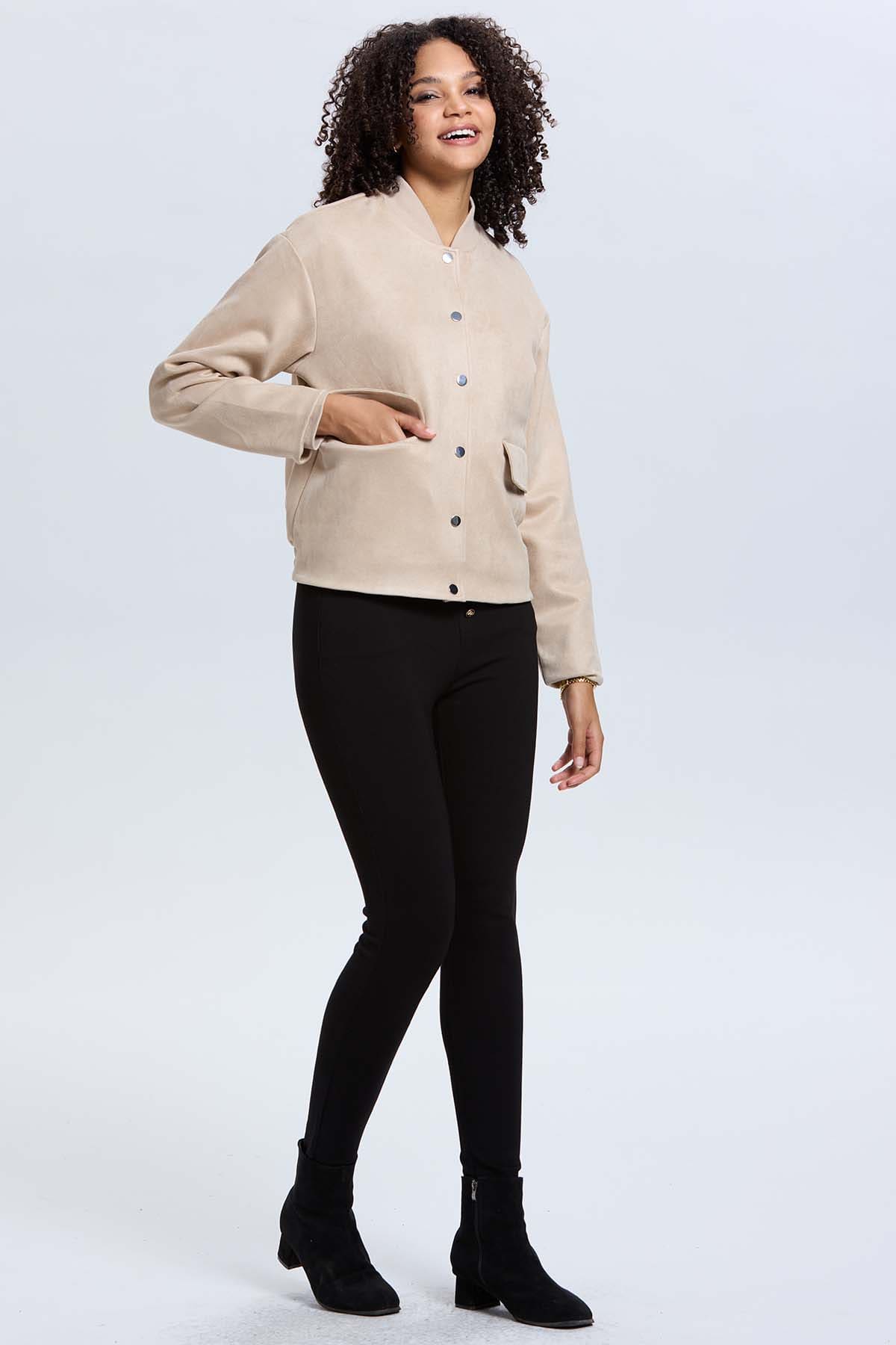 Chaqueta Mujer Antelina Beige