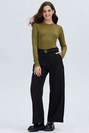 Polera Mujer Body Verde Militar