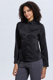 Blusa Mujer Abotonada Negro
