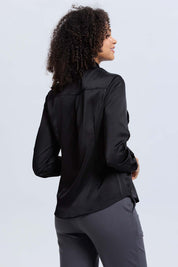 Blusa Mujer Abotonada Negro