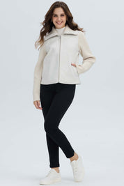 Chaqueta Mujer De Paño Beige