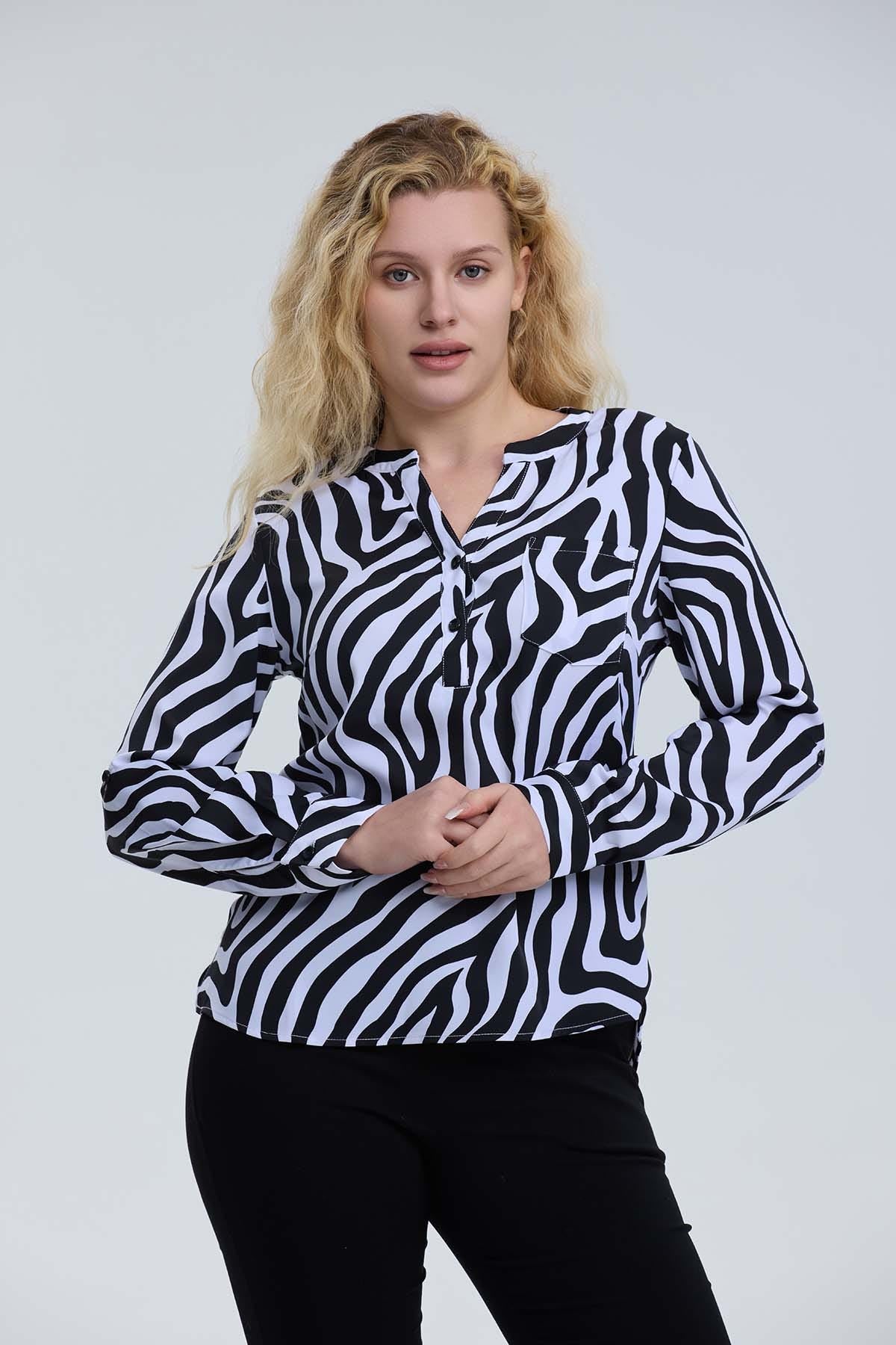 Blusa Mujer Satín Blanco