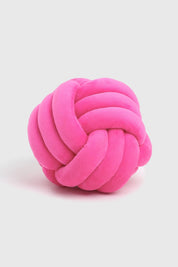Cojín Velvet Nudo Magenta