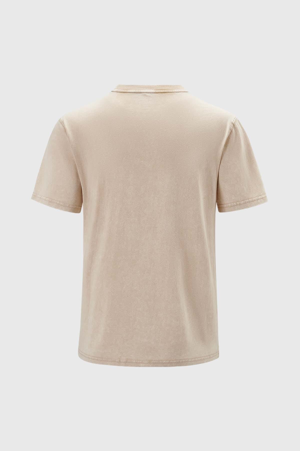 Polera Niño Lavado Beige