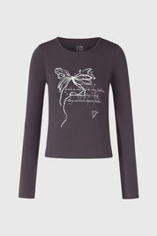 Polera Niña Print Marengo