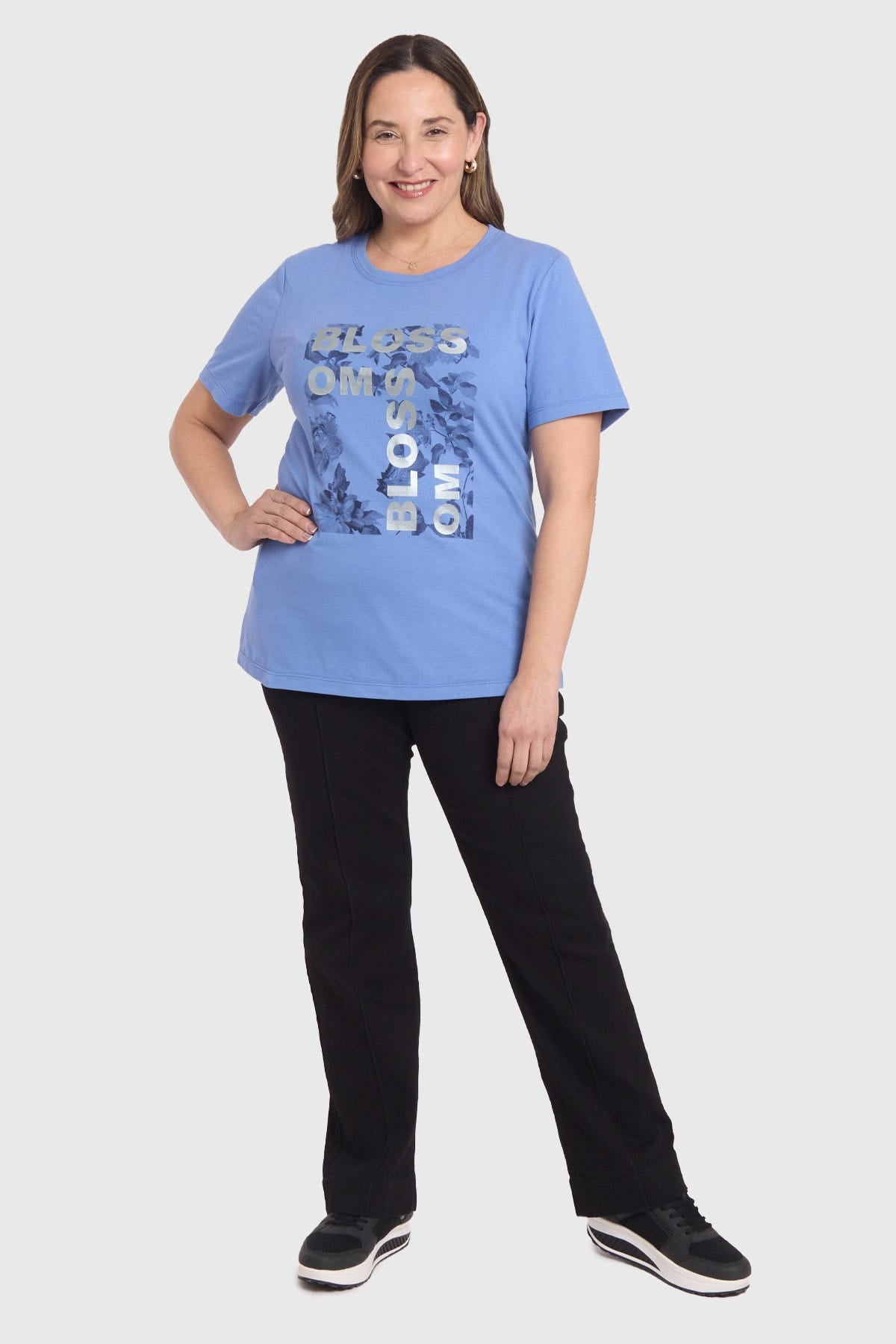 Polera Mujer Celeste