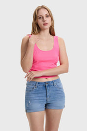 Polera Mujer Recojido Fucsia Flúor