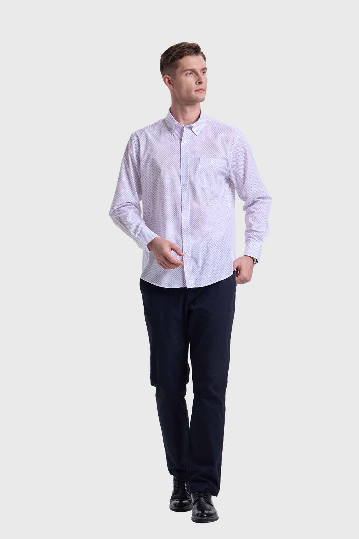 Camisa Hombre Fantasía Morado