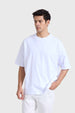 Polera Hombre Oversize Blanco
