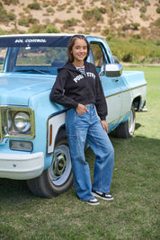 Jeans Niña Moda Wide Leg Azul