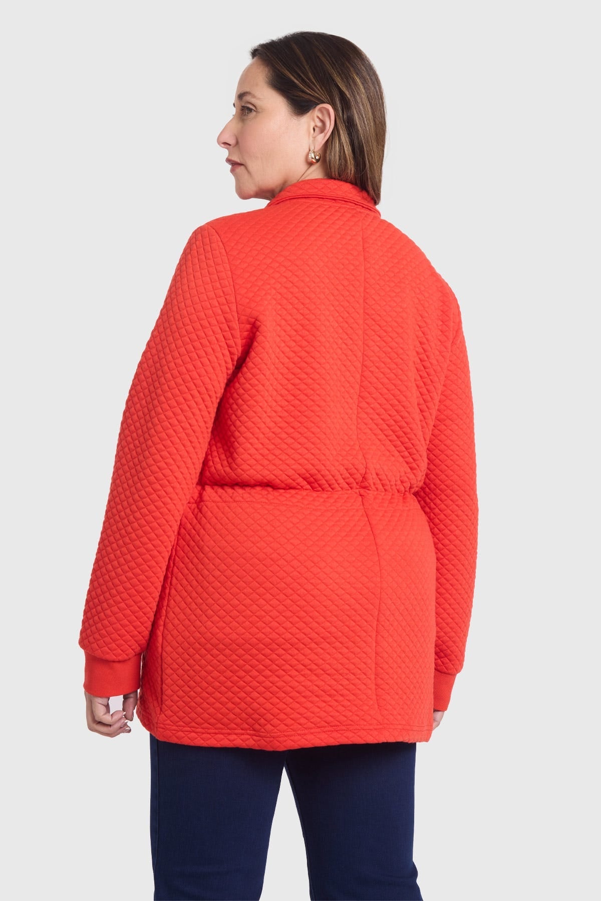 Polerón Mujer Cintura Ajustable Rojo