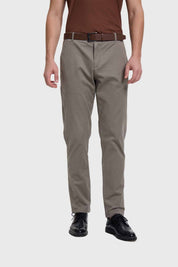 Pantalón Hombre Chino Cinturón Gris
