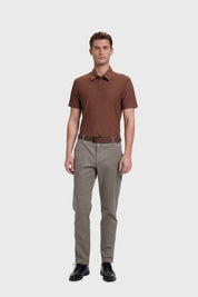 Pantalón Hombre Chino Cinturón Gris