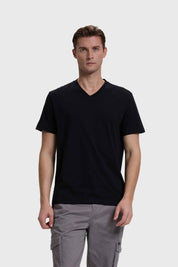 Polera Hombre Casual Básica Negro Negro / XXL