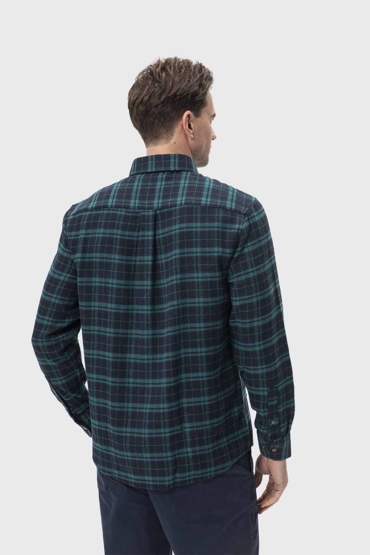 Camisa Hombre Básica Turquesa