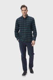 Camisa Hombre Básica Turquesa